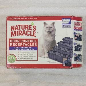 Nature's Miracle 1st Edition Odor Control Receptacles Open Box But 18 New Unused
